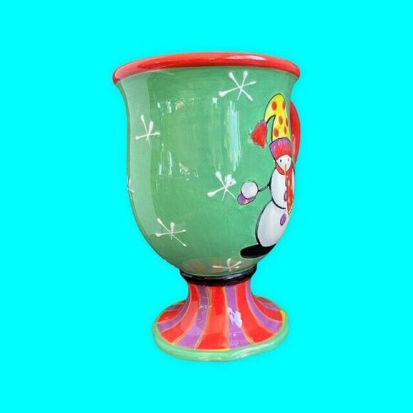 Christmas Snowman Cup Mug by Jennifer Brinley Certified International Designer - Picture 3 of 8